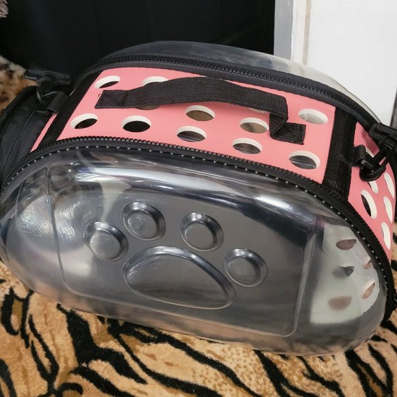 Pet Carrier Dog or Cat Pink for small pet (14.17''*8.66''*7.87'') - Picture 2 of 3